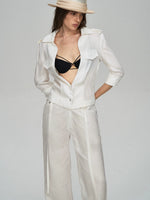 Lyocell Linen Shirt Pants Set