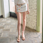 Embroidered Cami Skirt Set