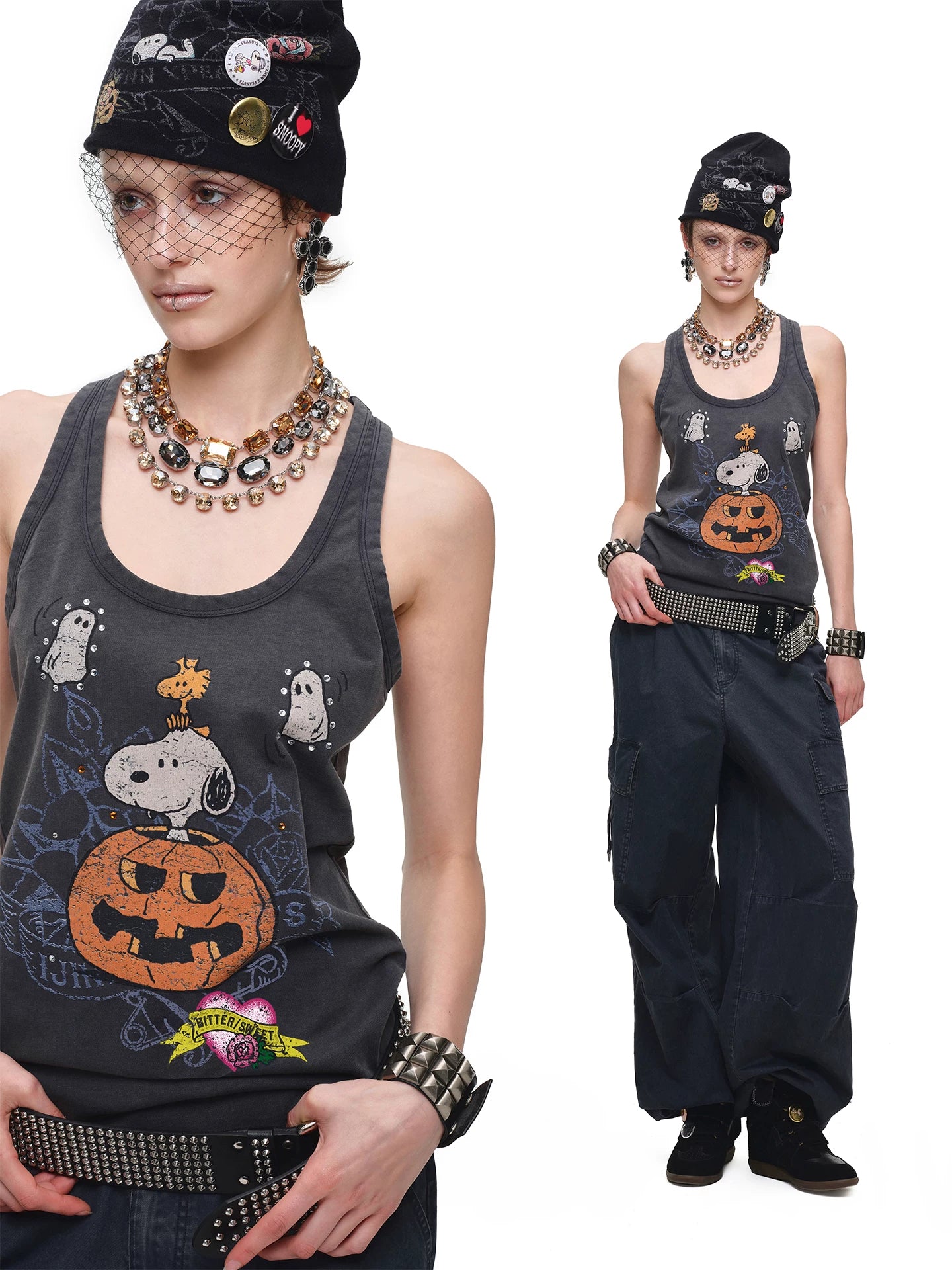 Vintage Printed Tank Top