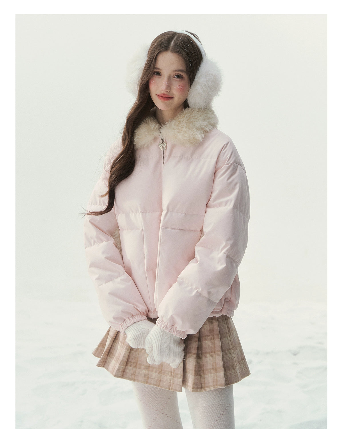Reversible Fair Isle Down Jacket