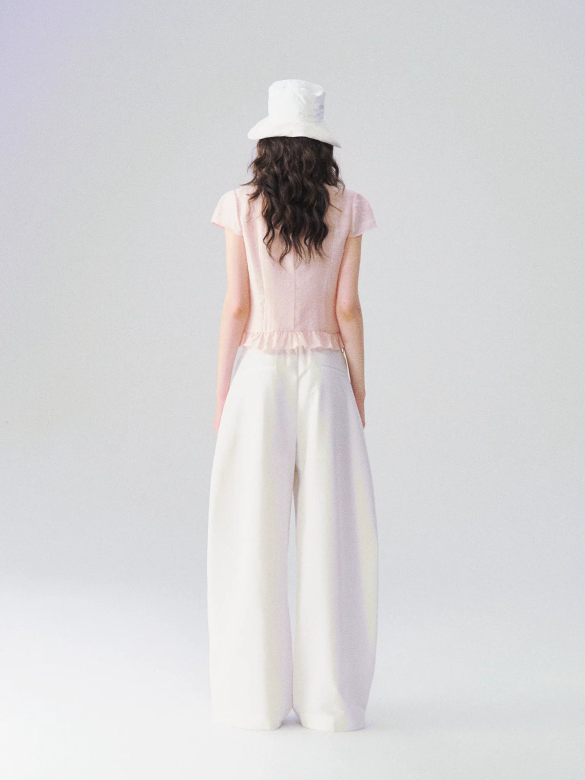 Lace Trim V Shirt