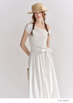 Lace Cowl-Neck Maxi Dress