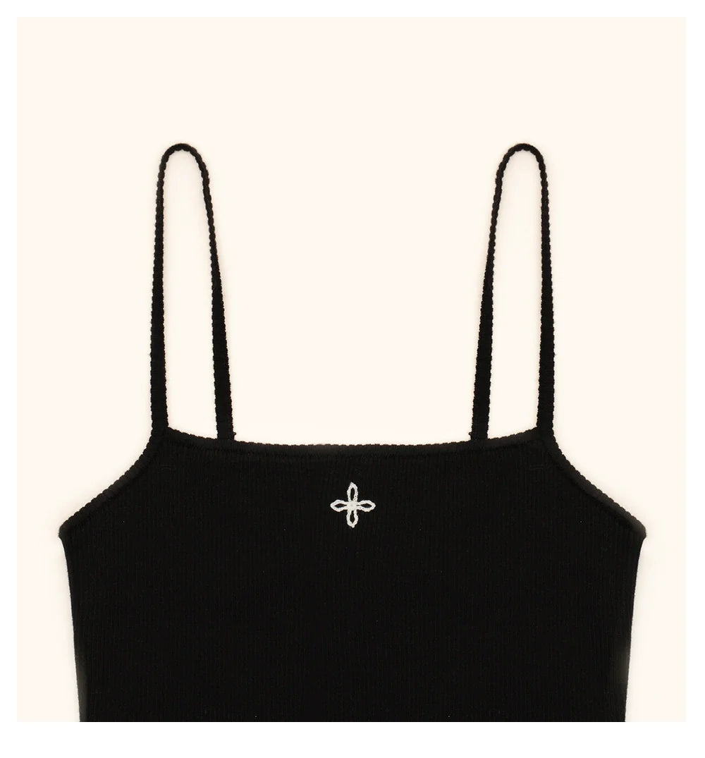 Compass Cruciferous Knitted Tank Top