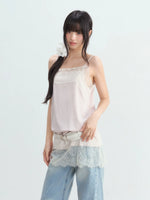 Lace Layered Cami Dress