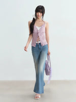 Purple Lace Layered Top Set