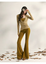 Lazy Weekend Beaded Tank Top & Yoga Pants Set