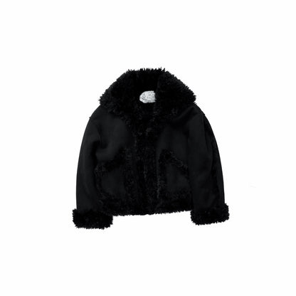 Reversible Shearling Suede Jacket