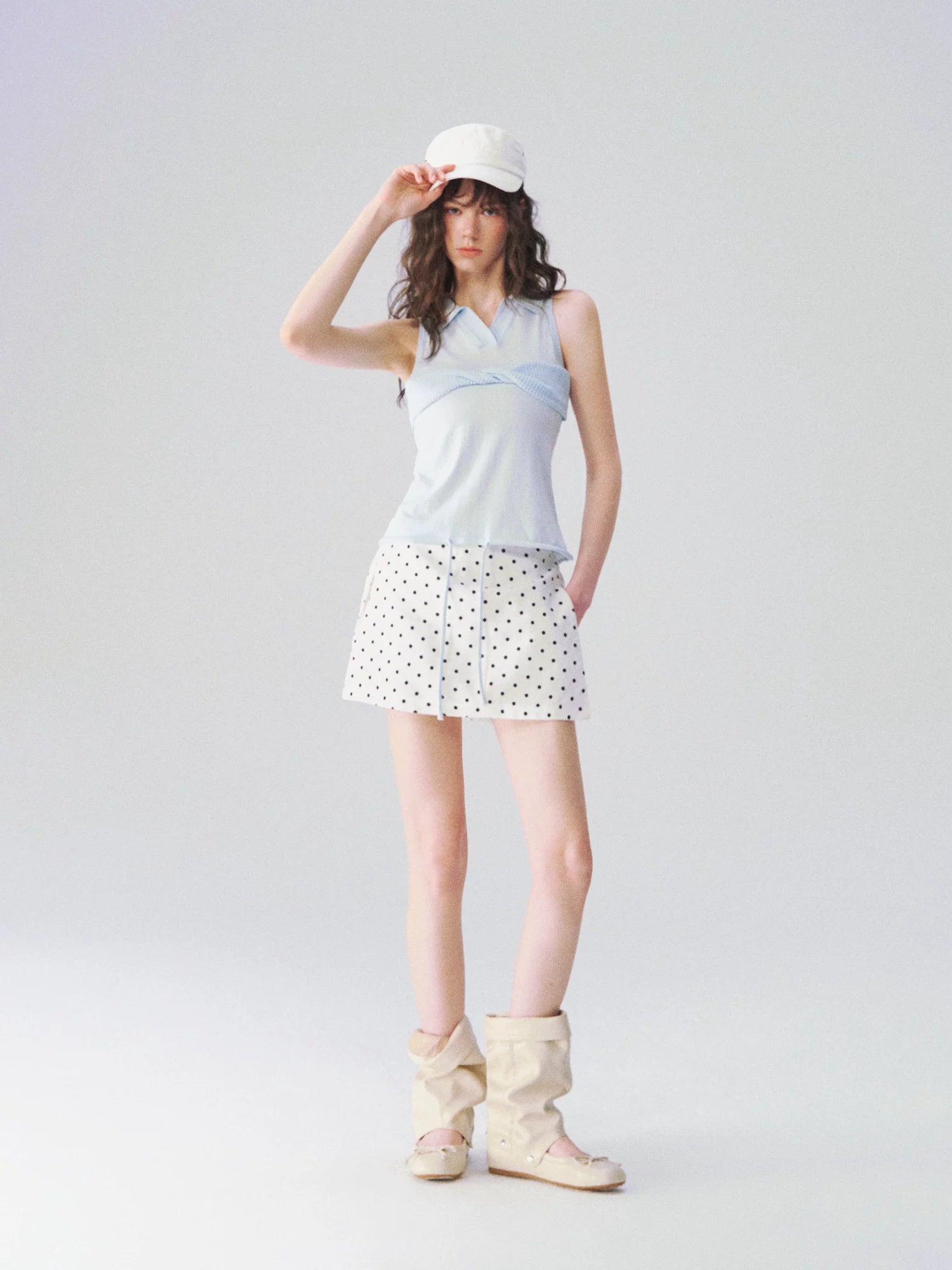 Linen A Line Skirt