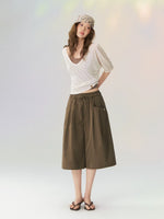Sheer Layering Half Sleeve T-shirt
