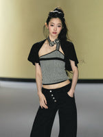Rose Halter Knit Set