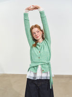 Hooded Shawl Edge Cardigan