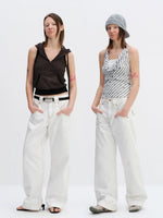 White Paris Button LEJ Jeans