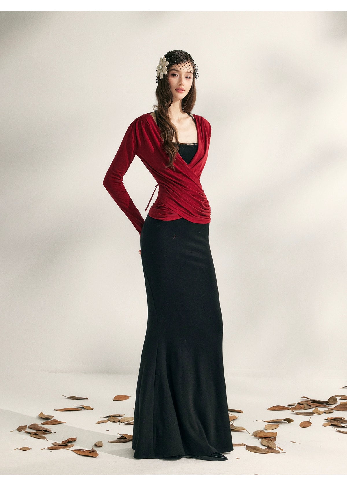 Autumn Tea Modal Knit Blouse