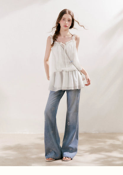 Ruffled Camisole Dress