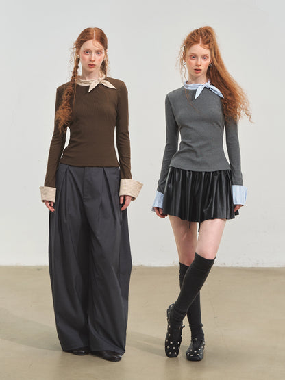 Bow-tie Slim Fit Base Shirt