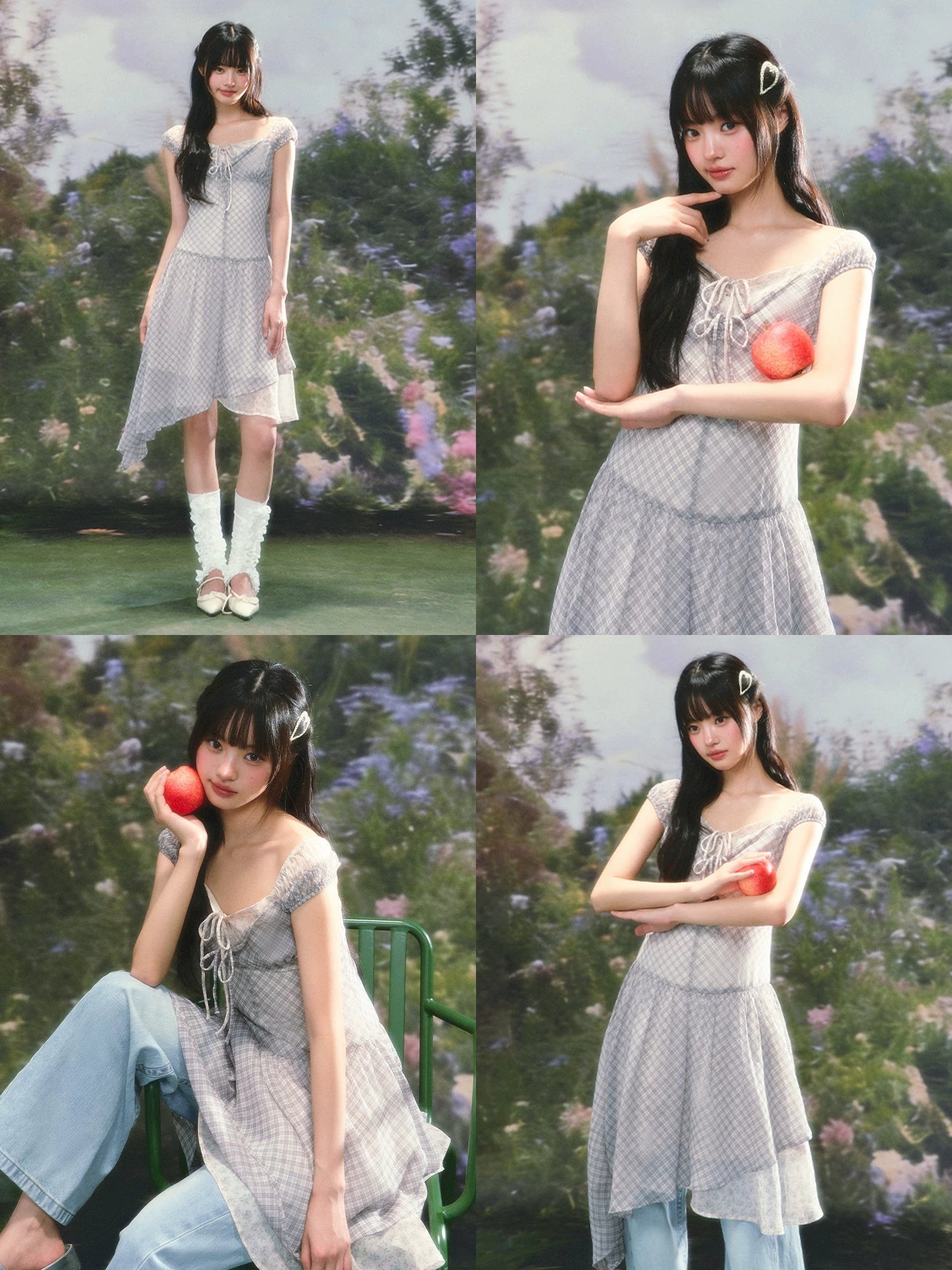 Plaid Patchwork Dress