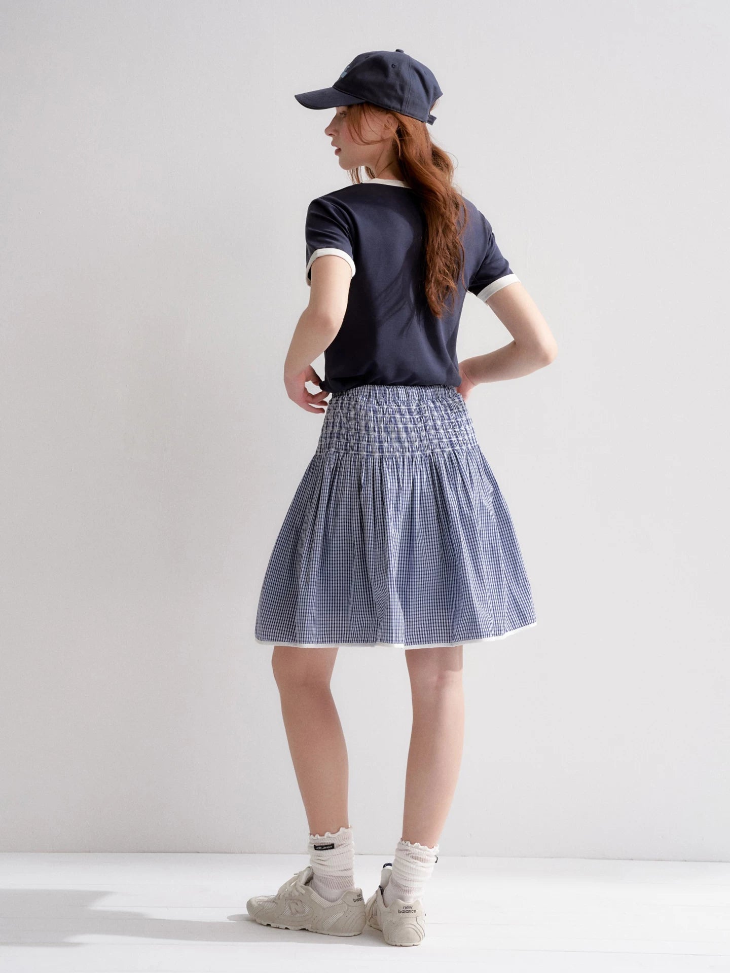 Plaid A-Line Skirt