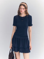 Lace Knit Two-Piece Set