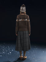 Carousel Jacquard Knit Sweater