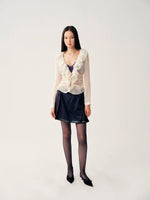 Ruffle V-Neck Blouse