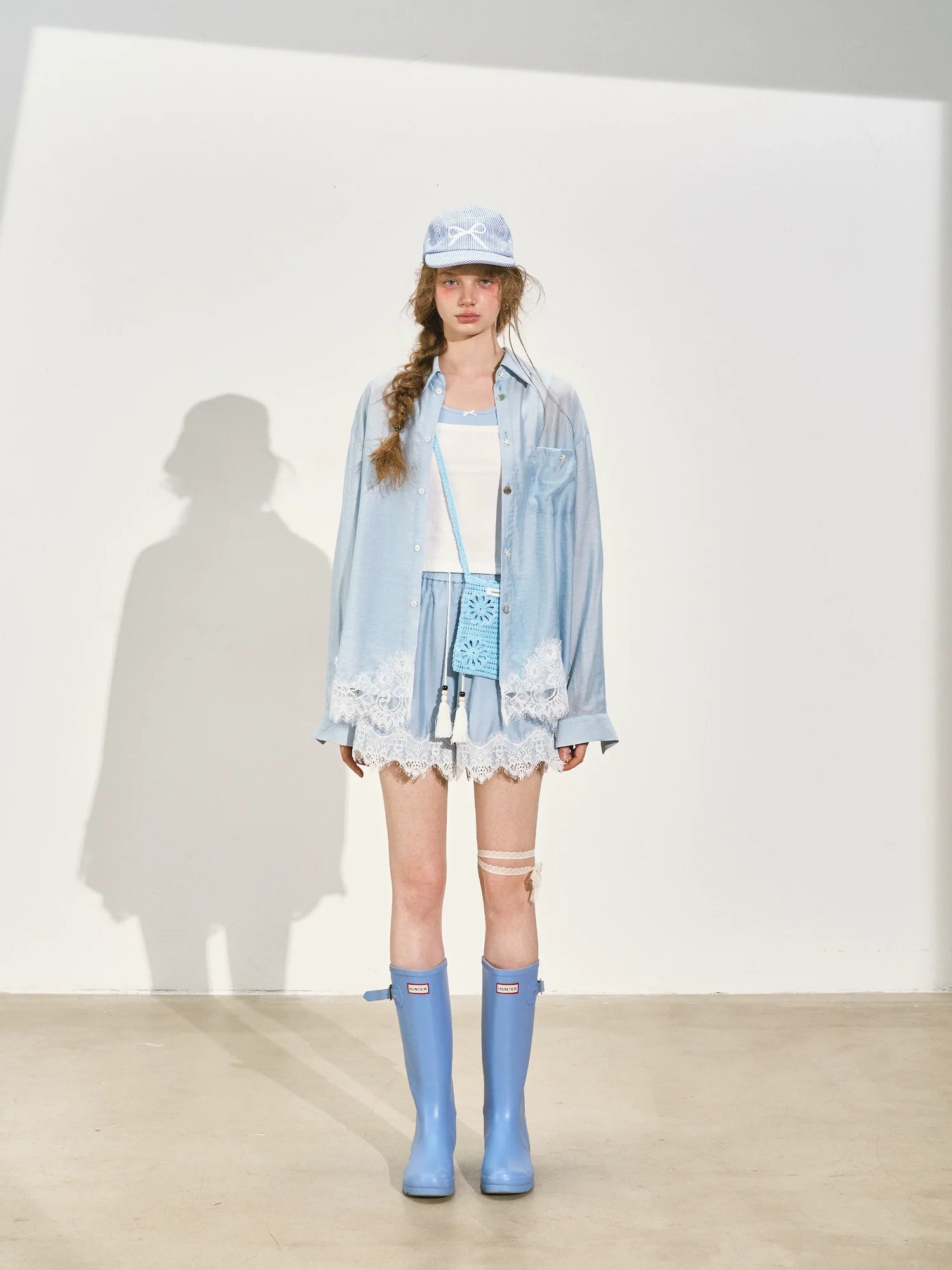 Cooling Lace - Patchwork Shirt &amp; Shorts Set