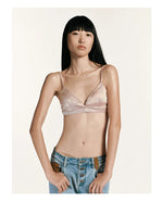 Acetate Seamless Triangle Bra Top