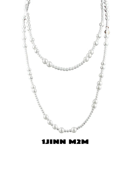 Multi-layer Long Baroque Necklace
