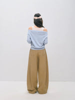 Off Shoulder Knit Sweater