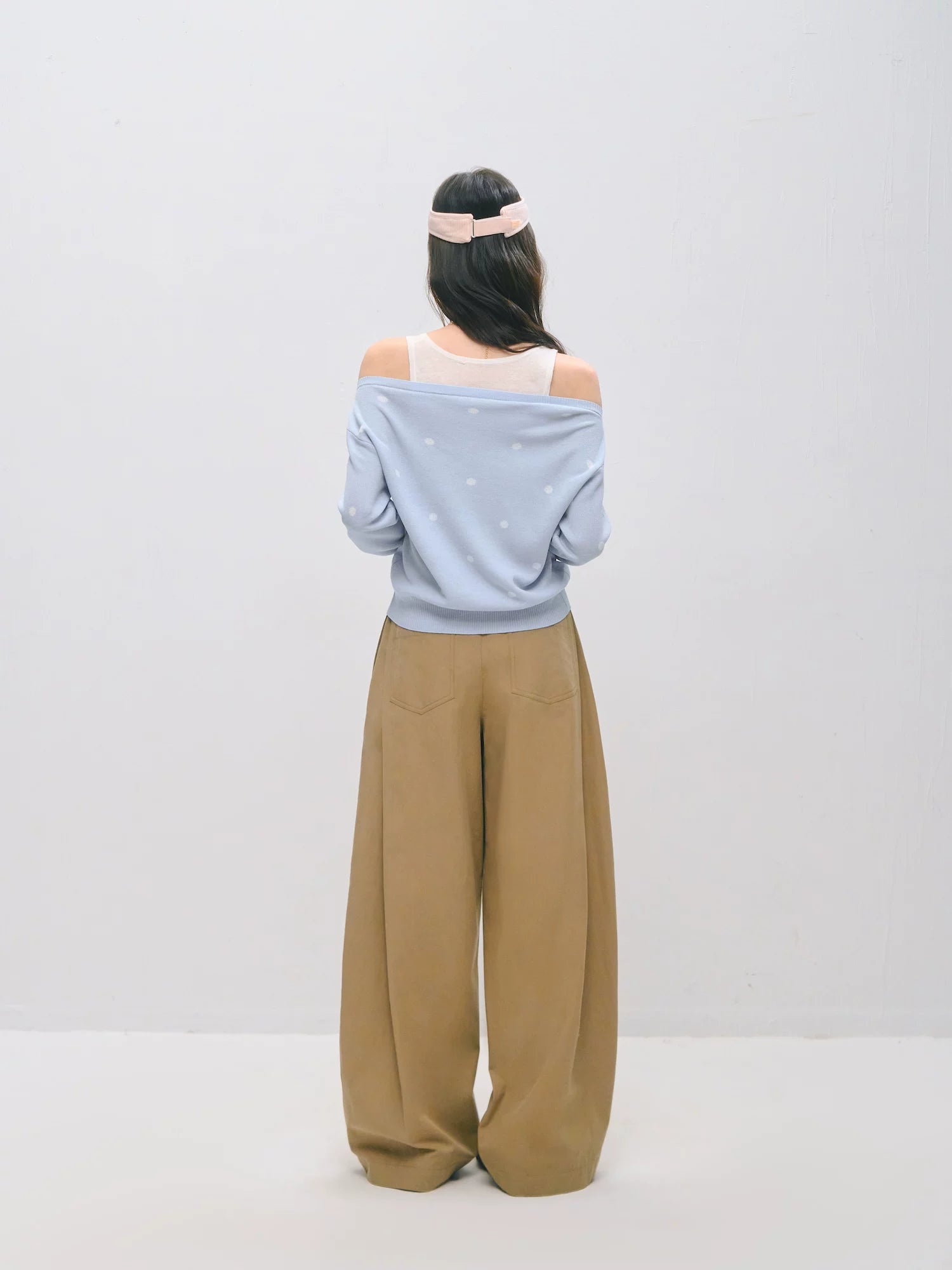 Off Shoulder Knit Sweater