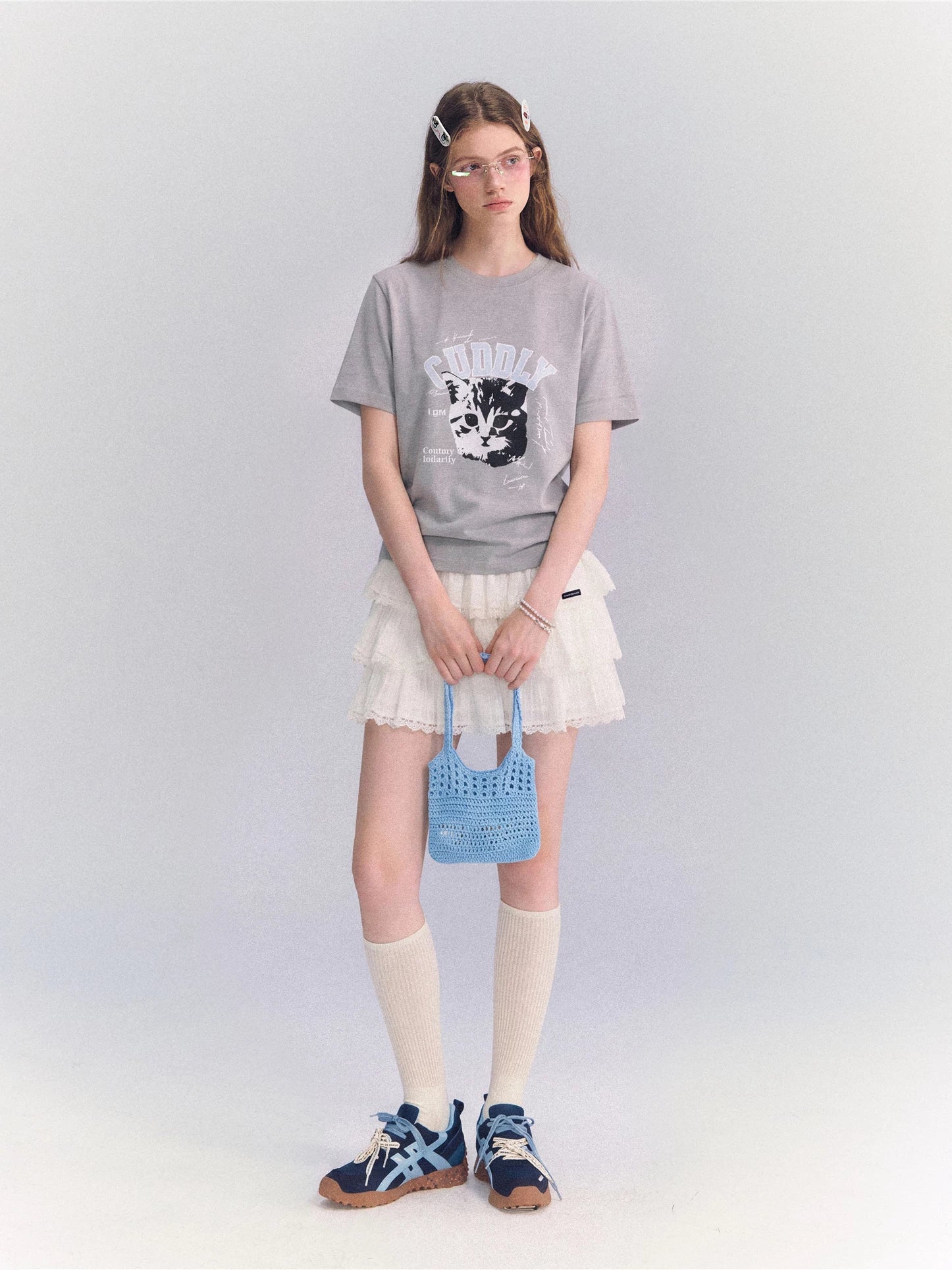 Cat Print T-Shirt
