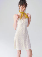 Jacquard Texture Slip Dress