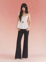 Polka Dot Lace Camisole