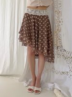 Vintage Polka Dot A-Line Skirt