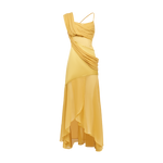 Ayla Slit Full-Skirt Dress