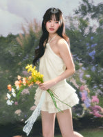 Rose Halter Dress