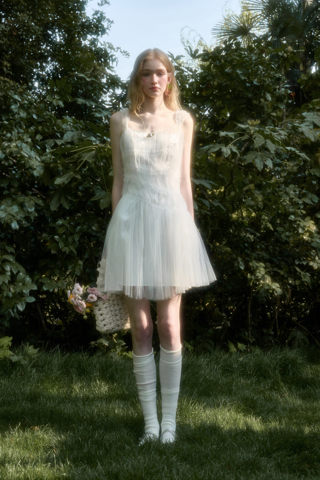 Soft Summer Lightweight Tulle Dress