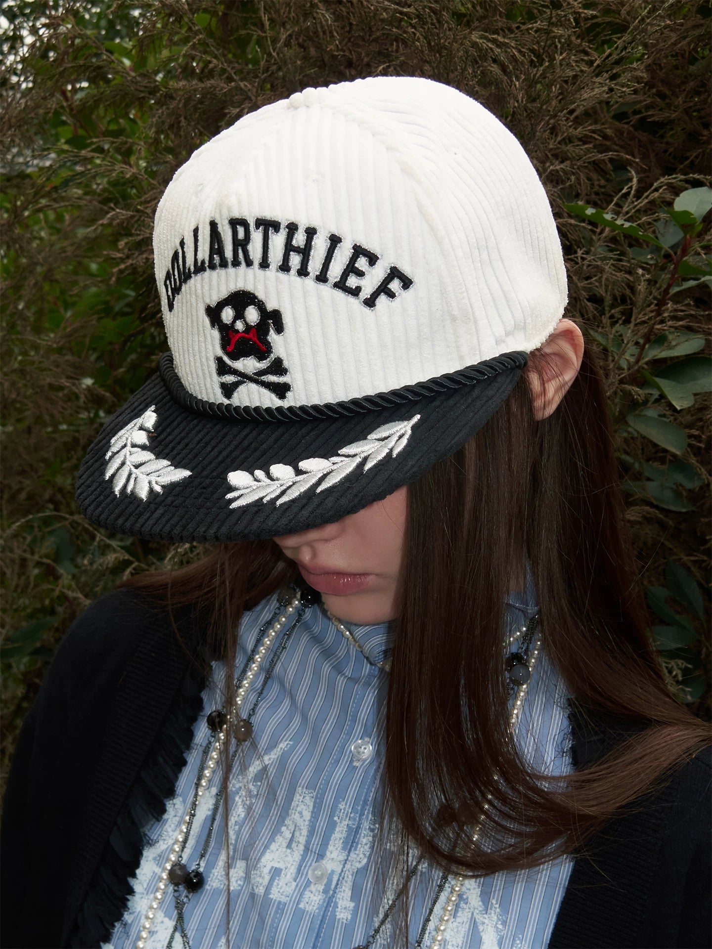 Corduroy Embroidered Baseball Cap