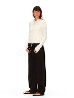 Asymmetrical Raw Denim Jeans