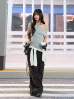Asymmetric Polka Dot Top