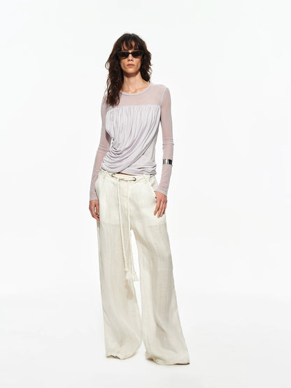 Linen Wide Leg Pants
