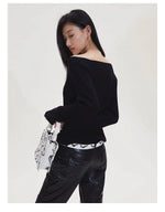 Wool Crewneck Handcrafted Knitted Sweater