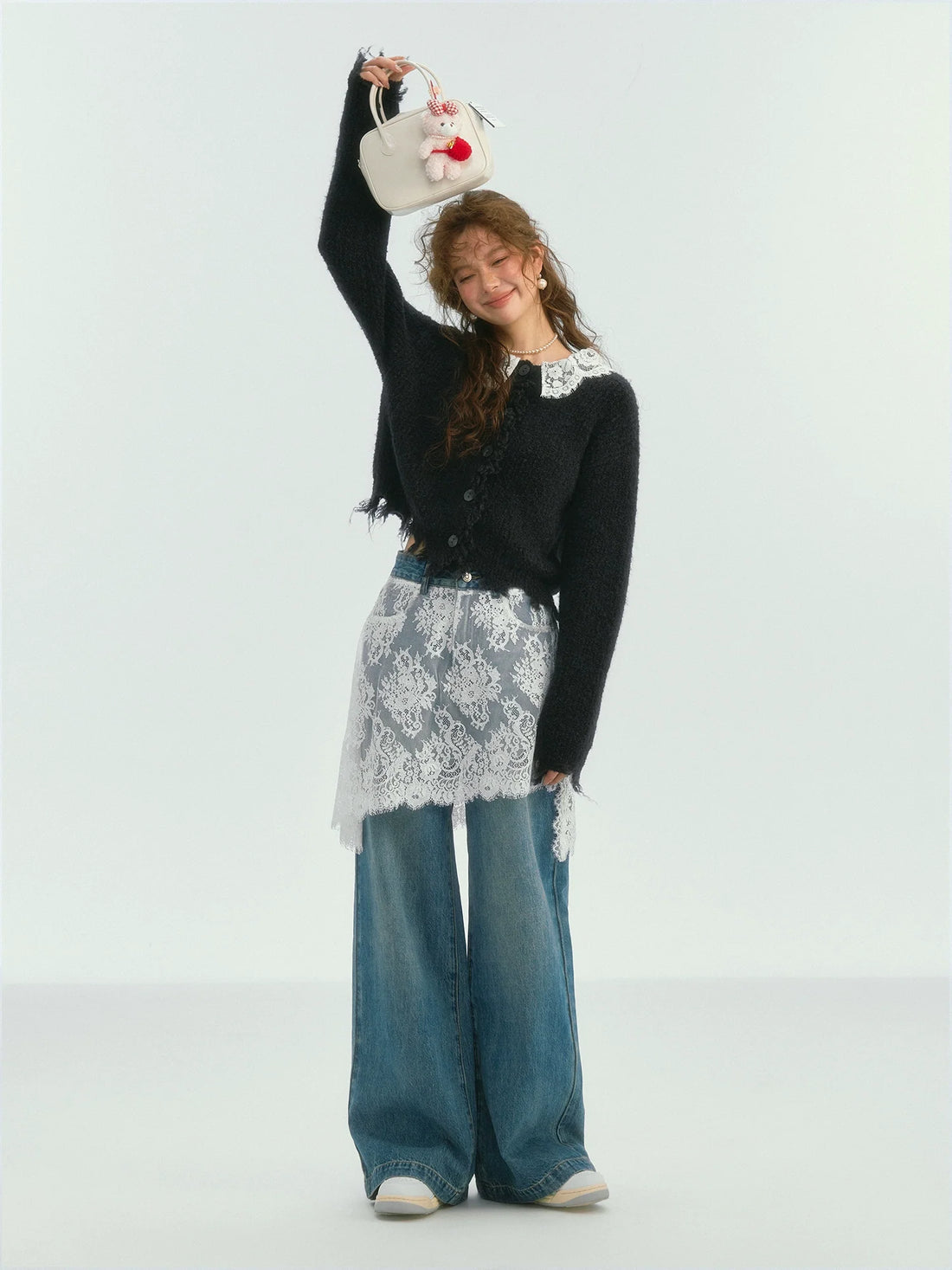 Hippie Lace Denim Pants