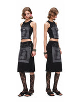 Framed Dog Top & Skirt Set
