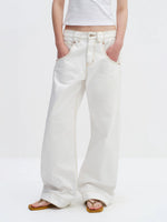 White Paris Button LEJ Jeans