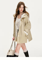 Lace Hooded Windbreaker