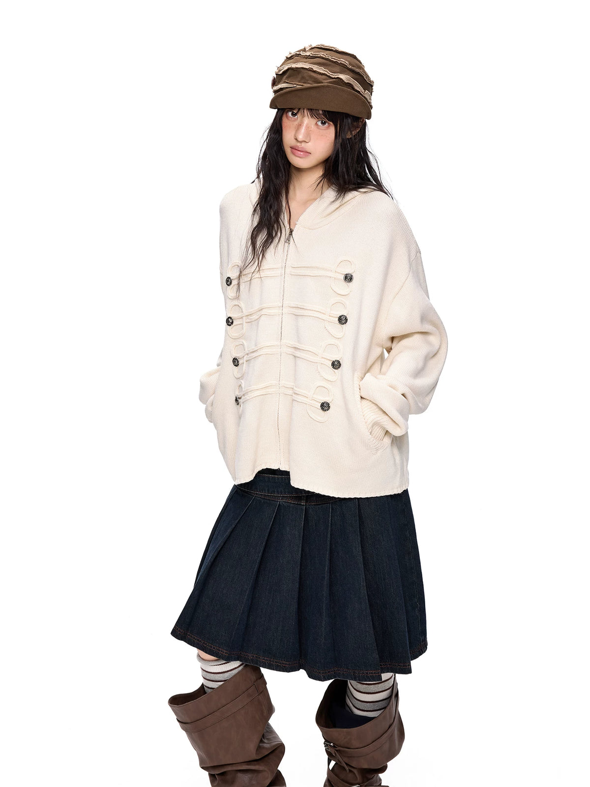 Napoleon Double Breasted Cardigan