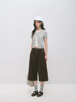 Polka Dot Layered Knit Tee