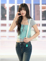 Layered Stripe Knit Top