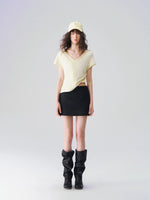Linen A Line Skirt