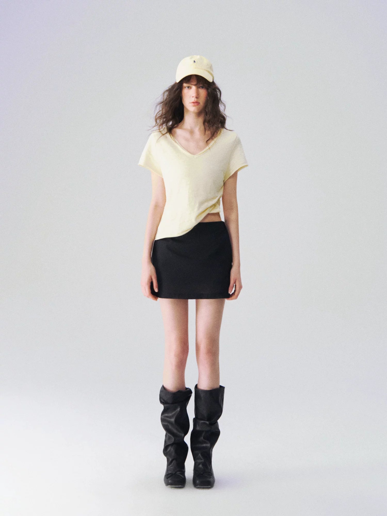Linen A Line Skirt